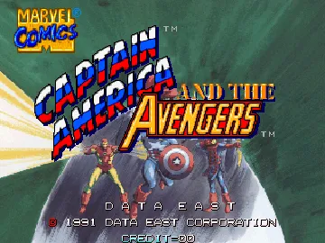 Captain America and The Avengers (Asia Rev 1.9) screen shot title